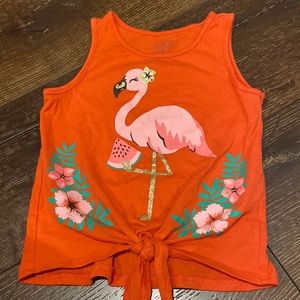 Flamingo Tie Tank